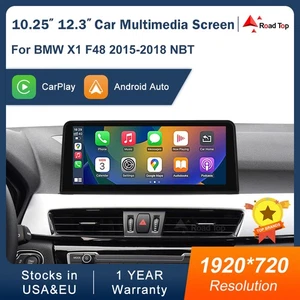 Wireless CarPlay Android Auto Linux Touch Screen For BMW X1 F48 2015-2018 NBT - Bild 1 von 26