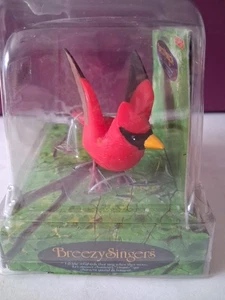 Takara Breezy Singers Motion-Activated  (1991)  Open-winged Red Cardinal  - Picture 1 of 5