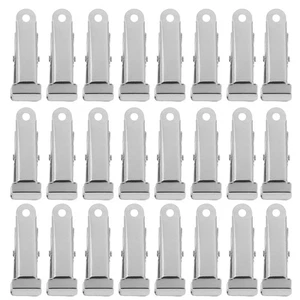 50 Pcs Small Metal Clips Sturdy Spring Clips for Crafts Wire Holding Clamps - Picture 1 of 12