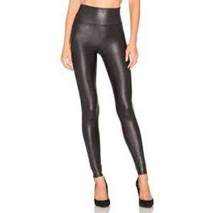 Leggings Spanx imitación cuero en negro talla XL - Imagen 1 de 8