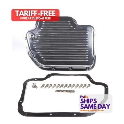 Trans-Dapt 8897, One Polished Aluminum Pol Alum Th400 Trans Pan Performance Part - Image 1 of 4