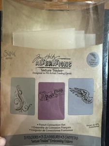 Carpeta de Grabado Sizzix Tim Holtz Colección Alteraciones Textura Desvanecimientos - Imagen 1 de 3