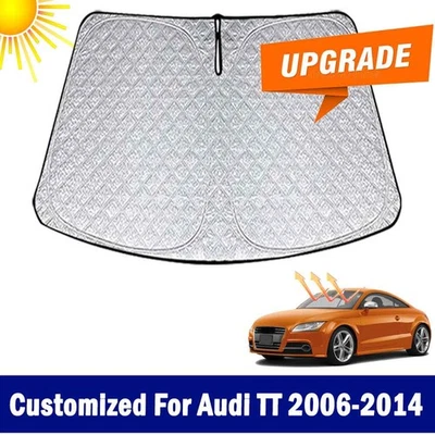 New Thicken Upgrade Windshield Sun Shade For Audi TT 2006-2014 Sun Visor - Image 1 of 4