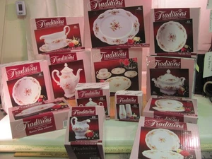 Johann Haviland Traditions Moosrose feines Porzellan Neu im Karton - wählen Sie Ihre Box - Bild 1 von 40