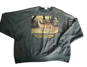 Vintage Marathon Ducks Unlimited Afternoon Buck Qua Lemonds Sweatshirt Herren XXL 2XL - Bild 1 von 12