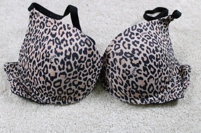 Victorias Secret Pink Leopard Push-Up Bra 34B - Image 1 of 4