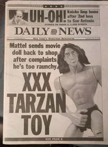 NY Daily News: June 19, 1999 Tarzan Knicks Vs. Spurs NY Newspaper - Picture 1 of 3