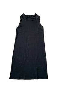 Vestido para mujer Reiss Leonie cuello capucha Uk12 negro diseñador - Imagen 1 de 7