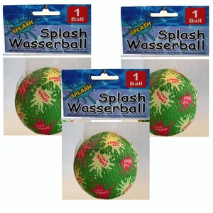 3x Bola de Agua Splash Grande Ø 9cm Bola de Espuma Absorbente Piscina Playa Juegos - Imagen 1 de 5