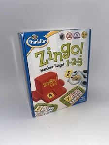 ThinkFun Zingo 1-2-3 Number Bingo Game - 100% COMPLETE - Picture 1 of 5