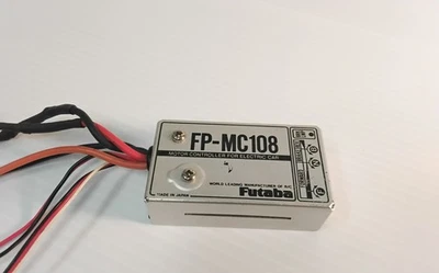 Rare vintage RC FUTABA MOTOR CONTROLLER FP-MC108 J plug RC10 KYOSHO TAMIYA ESC - Image 1 of 4