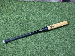 Original Metal Wood Half-Bat Flat Barrel Training Bat 28 Inch - Picture 1 of 15