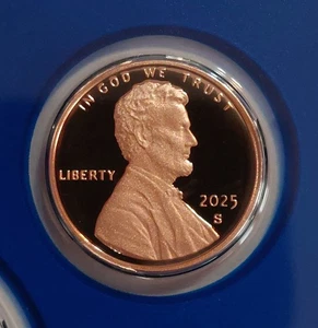 ✰ 2025-S Lincoln Proof 1c Shield Cent FINAL PENNY Atemberaubendes Juwel Stempelglanz mit Objektiv & COA - Bild 1 von 3