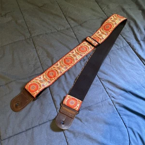 Vintage 2 5/8" Gitarren-/Bassgurt, breit, bequem, cooles Design! - Bild 1 von 6