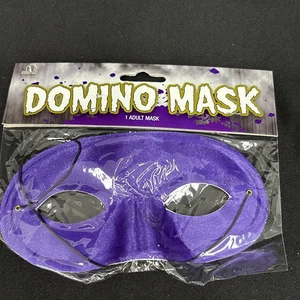Purple Domino Half Mask - Picture 1 of 5