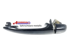 BMW 3er E46 Porte Poignée Extérieur Droite Noir Sahirschwarz Métallique - Photo 1/2