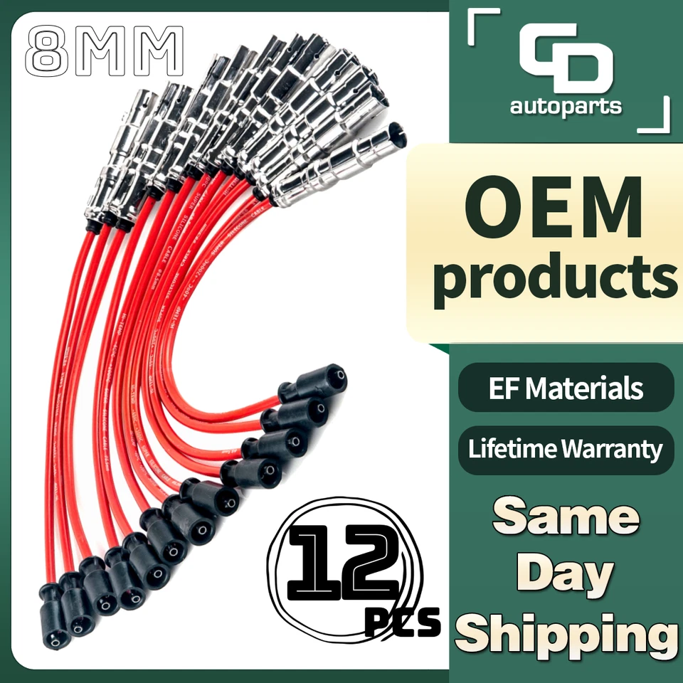 1121500218 Juego de cables de bujía para Mercedes Benz Clase C Clase E ML SLK 320 350 Foto 1 de 4