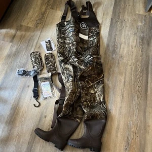 TIDEWE Chest Waders Upgraded w/Mesh Lining Realtree Max 5 Camo Waterproof ... - Picture 1 of 7