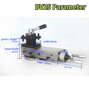 BV25 Quick Change Lathe Metal AT300 posts&holders Metric Tool Slide Swing Bench - Picture 1 of 5