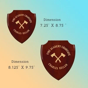 Maßgeschneiderte elegante Palisander Klavier Finish Schild Plakette - Bild 1 von 3