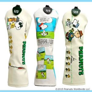 Peanuts Snoopy Head Cover Golf Utility 180cc H-175 H-176 H-177 Japan New - Picture 1 of 8