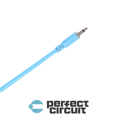 LMNTL 24" 3.5mm Eurorack Modular Synth Patch CABLE - BLUE - PERFECT CIRCUIT
