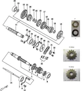 SFM / Sachs Welle 101K157011001 ZX ZZ Modelljahr ab 2013 - Picture 1 of 1
