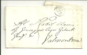 ITALY 1856 ROME TO VALMONTONE LETTER (P732) - Picture 1 of 1
