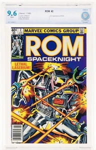 Rom #2 Marvel Comic 1980 Spaceknight NEWSSTAND CBCS 9.6 Bill Mantlo Story 🔥cgc - Picture 1 of 3