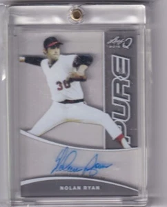 2015 Leaf Q Pure NOLAN RYAN Glas ON-CARD AUTO Legend HOF Autogramm - Bild 1 von 1