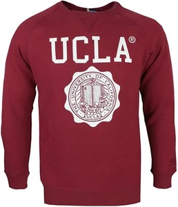 Burgundy Sweatshirt Men's Sizes: L & XL Crew Neck Long Sleeve UCLA Lauther - Picture 1 of 4