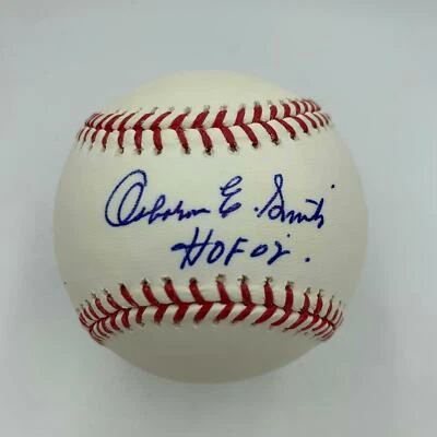 Ozzie Smith Osborne Earl HOF 2002 Full Name Signed MLB Baseball JSA COA - Image 1 of 4