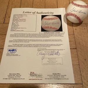 + Hank Aaron Signed BOLD Auto Autograph Rawlings Baseball JSA Rare Beauty! - Picture 1 of 7