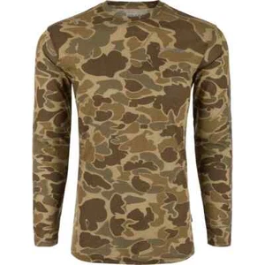 HERREN DRAKE Hunter Creek Bambus Langarm Crew DS1602-018 - Bild 1 von 1