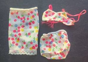 Vintage 1966 Barbie's Friend Francie First Things First Slip Bra & Panties - Picture 1 of 8