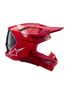 Alpinestars Supertech M10 Flood Helmet Red Fluo/Red M&G Medium - Picture 1 of 7