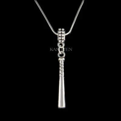 ~Baseball Softball Bat Necklace Team Sports Jewelry Christmas 16th Birthday Gift - Image 1 of 4