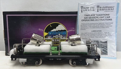 MTH TINPLATE TRADITIONS #520 SEARCHLIGHT CAR STANDARD GAUGE 10-1116 - NEW - Image 1 of 4