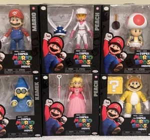 Menge 6 Jakks Pacific Super Mario Bros Movie Actionfiguren Set NEU in Box - Bild 1 von 20