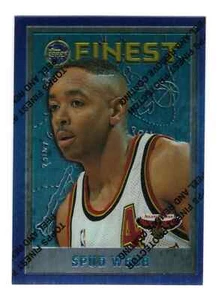 1995-96 TOPPS FINEST SPUD WEBB CARD #195 **NM-MT** ATLANTA HAWKS - Picture 1 of 2