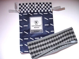 Eizniz Naturwool Merino Wool Extra FIne Ear Warmer Headband UNISEX Oeko-Tex - Picture 1 of 9