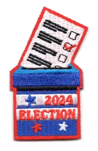 2024 ELECTION Iron On Patch Vote Candidate - Picture 1 of 1