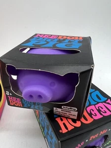PURPLE Dig It PIG Nee-Doh Sensory Squish Stress Relief Ball Toy COMBINESHIP - Picture 1 of 4