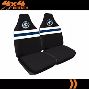 CARLTON BLUES OFFICIAL AFL™ LICENSED SEAT COVERS AIRBAG COMPATIBLE - Picture 1 of 2