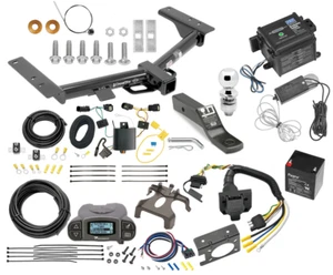 5K Trailer Hitch w/ P3 Brake Controller For 15-25 Ford Transit + Breakaway 7-Way - Picture 1 of 12