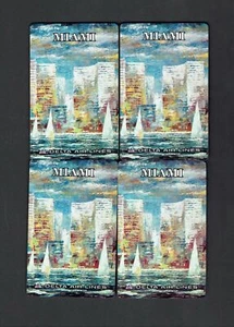 4 SINGLE SWAP JOKERS PLAYING CARDS DELTA AIRLINES MIAMI LOCKHEED L1011 JOKERS - Picture 1 of 2