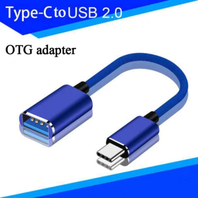 Female OTG Adapter Converter Cable Cord USB-C 3.1 Type C Male to USB 3.0 Type  ↷ - Image 1 of 4