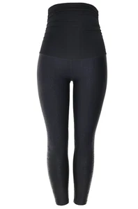 Beyond Yoga L36314 Women’s Black Maternity Midi Leggings Jet Size S - Picture 1 of 4
