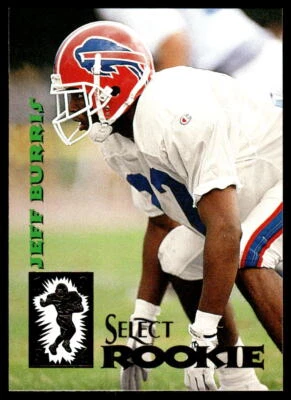 1994 Select #219 Jeff Burris Buffalo Bills Rookie Football Card - Image 1 of 2