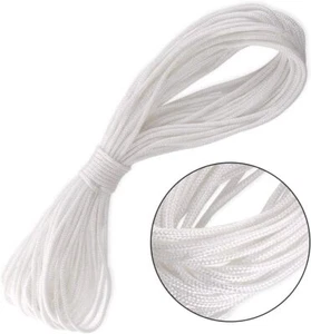 Low Stretch Polyester Picture Frame Hanging White Braided Cord String Strong 1.6 - Picture 1 of 1